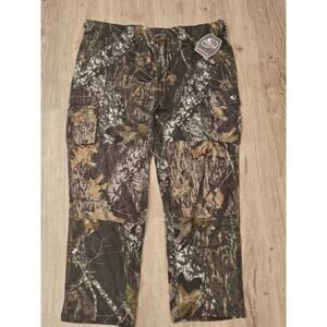 New With Tags Mossy Oak Men's Cargo Pants Break Up Country Camo Sz XXXL